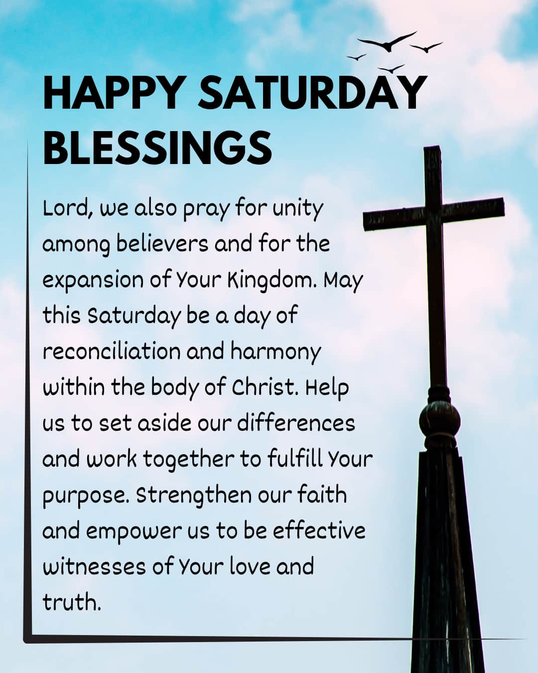 Happy Saturday Blessings