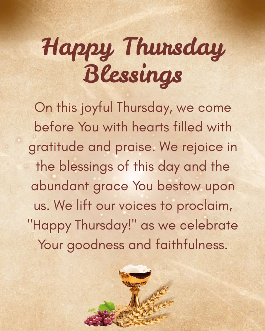 Happy Thursday Blessings