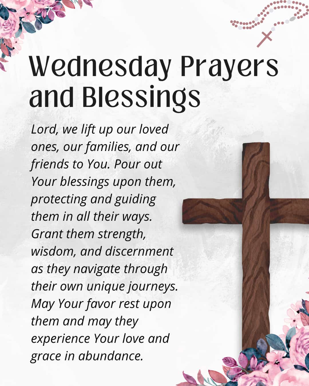 Inspiration Wednesday prayers and blessings