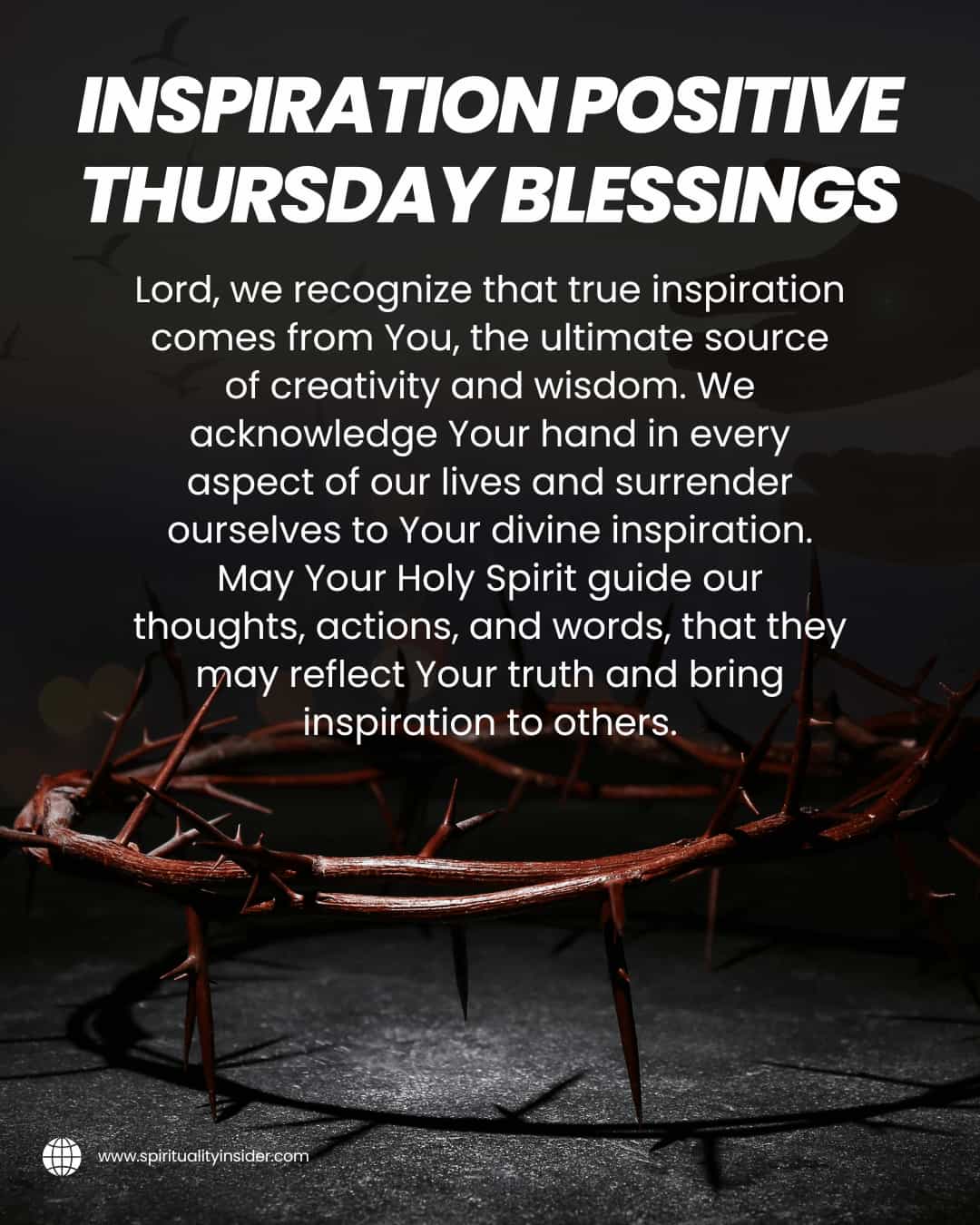 Inspiration positive Thursday blessings