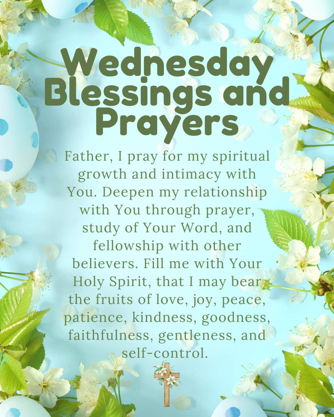 Inspirational Wednesday blessings and prayers