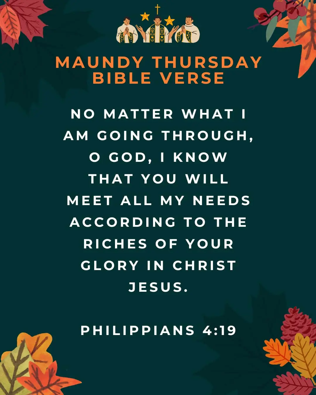 Maundy Thursday Bible verse