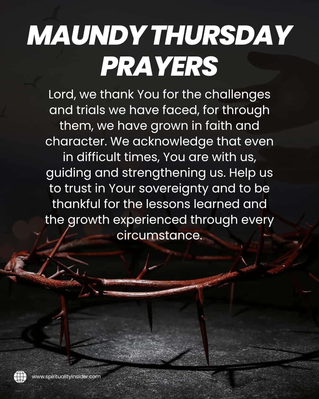 Maundy Thursday Prayers