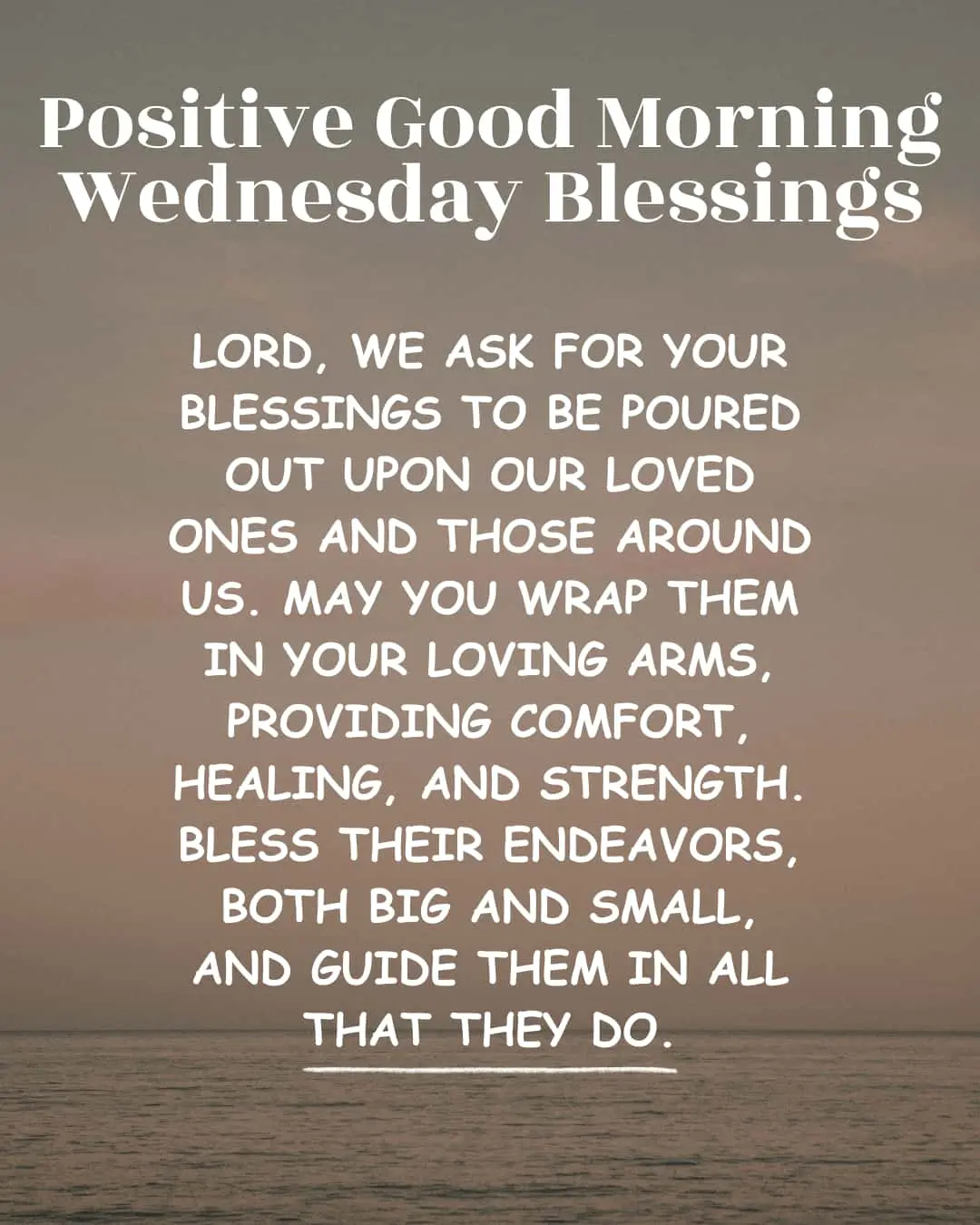 Positive Good Morning Wednesday Blessings