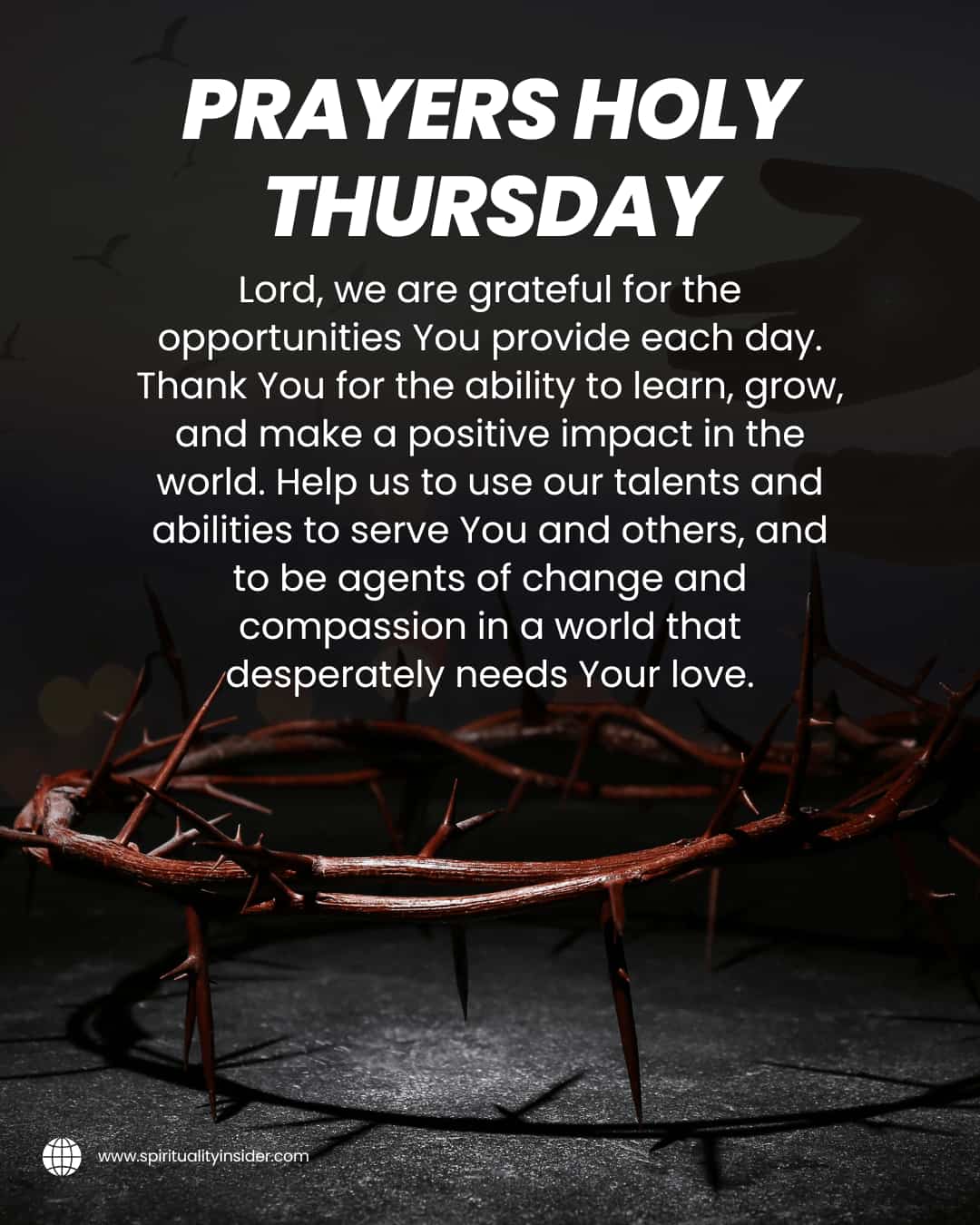Prayers Holy Thursday