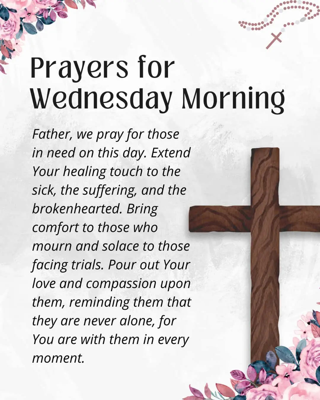 Prayers for Wednesday Morning
