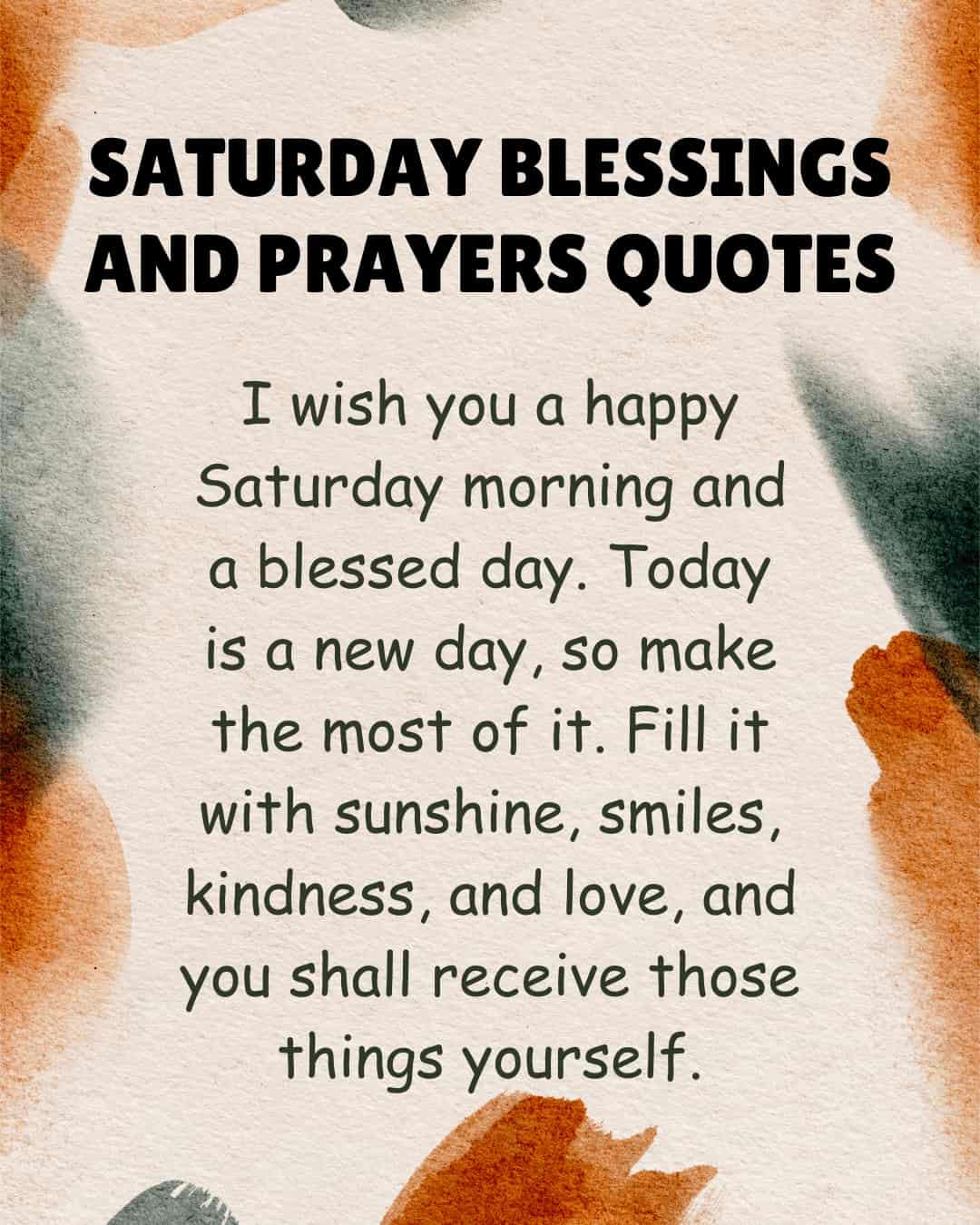 Saturday Blessings and Prayers Quotes