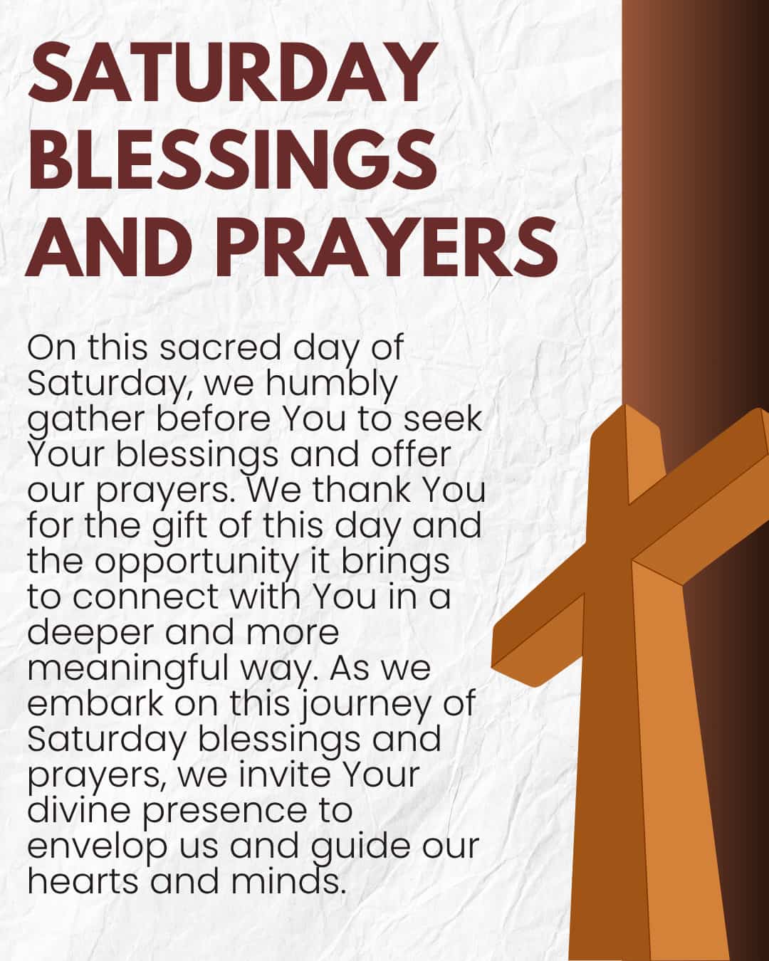 Saturday Blessings and Prayers
