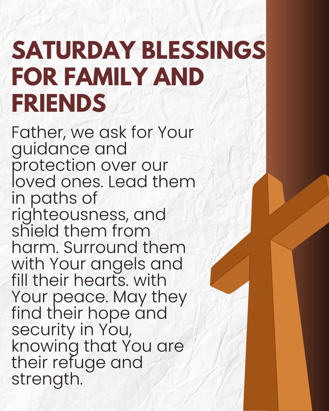 Saturday Blessings for family and friends