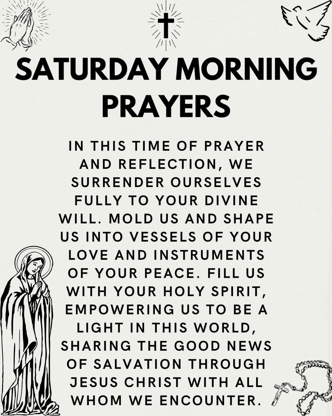 Saturday Morning Prayers Images