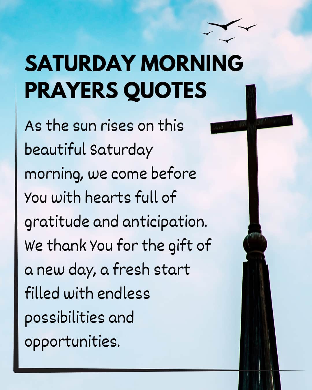 Saturday Morning Prayers Quotes