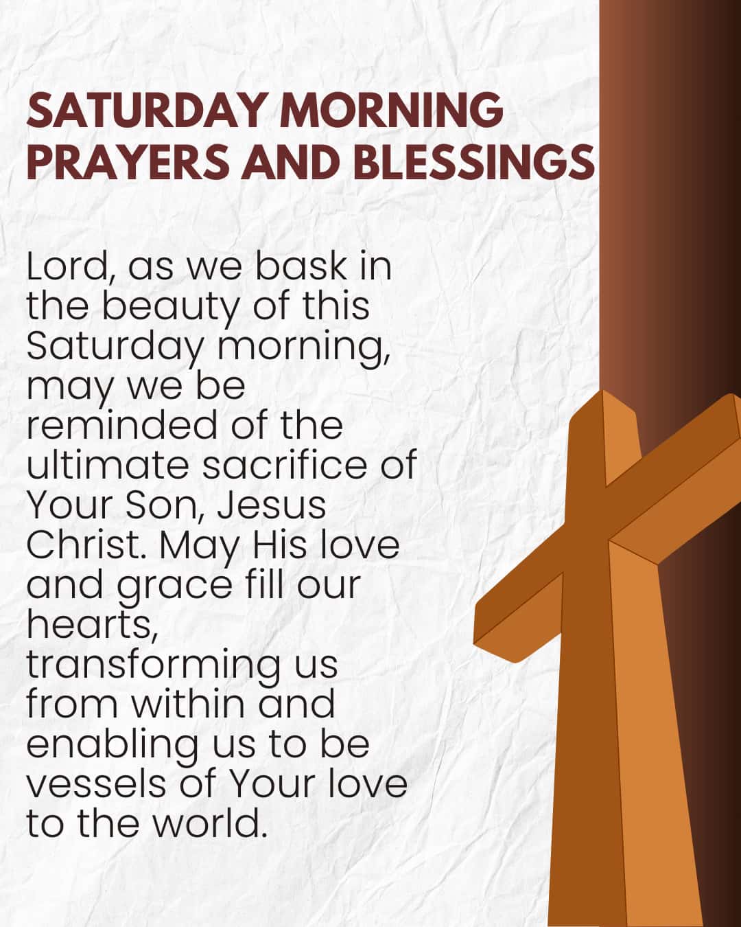 Saturday Morning Prayers and Blessings