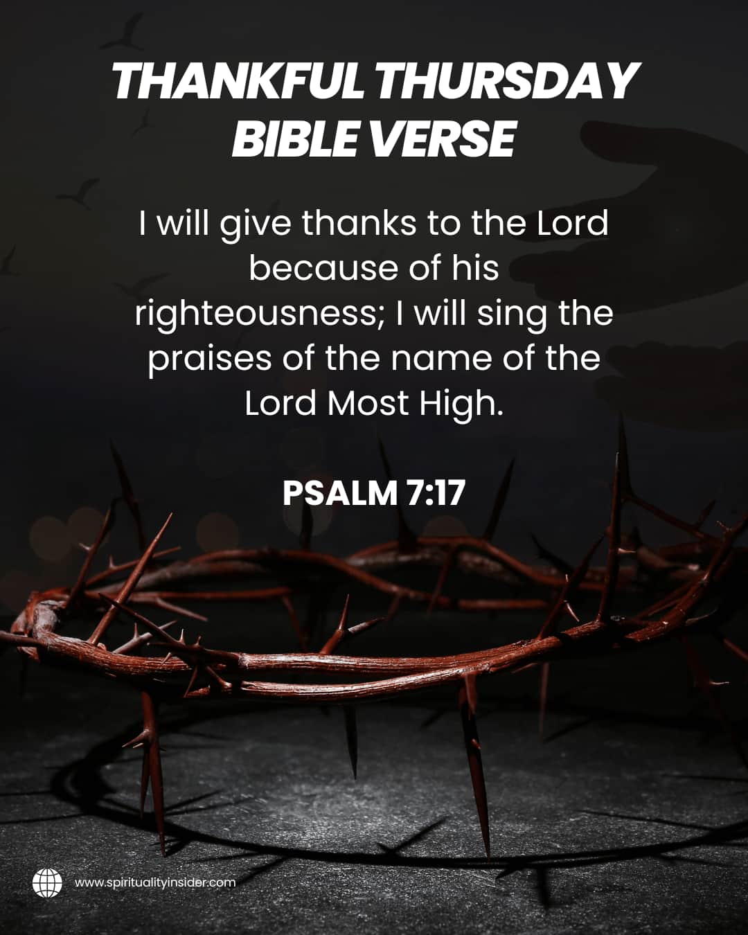 Thankful Thursday Bible verse