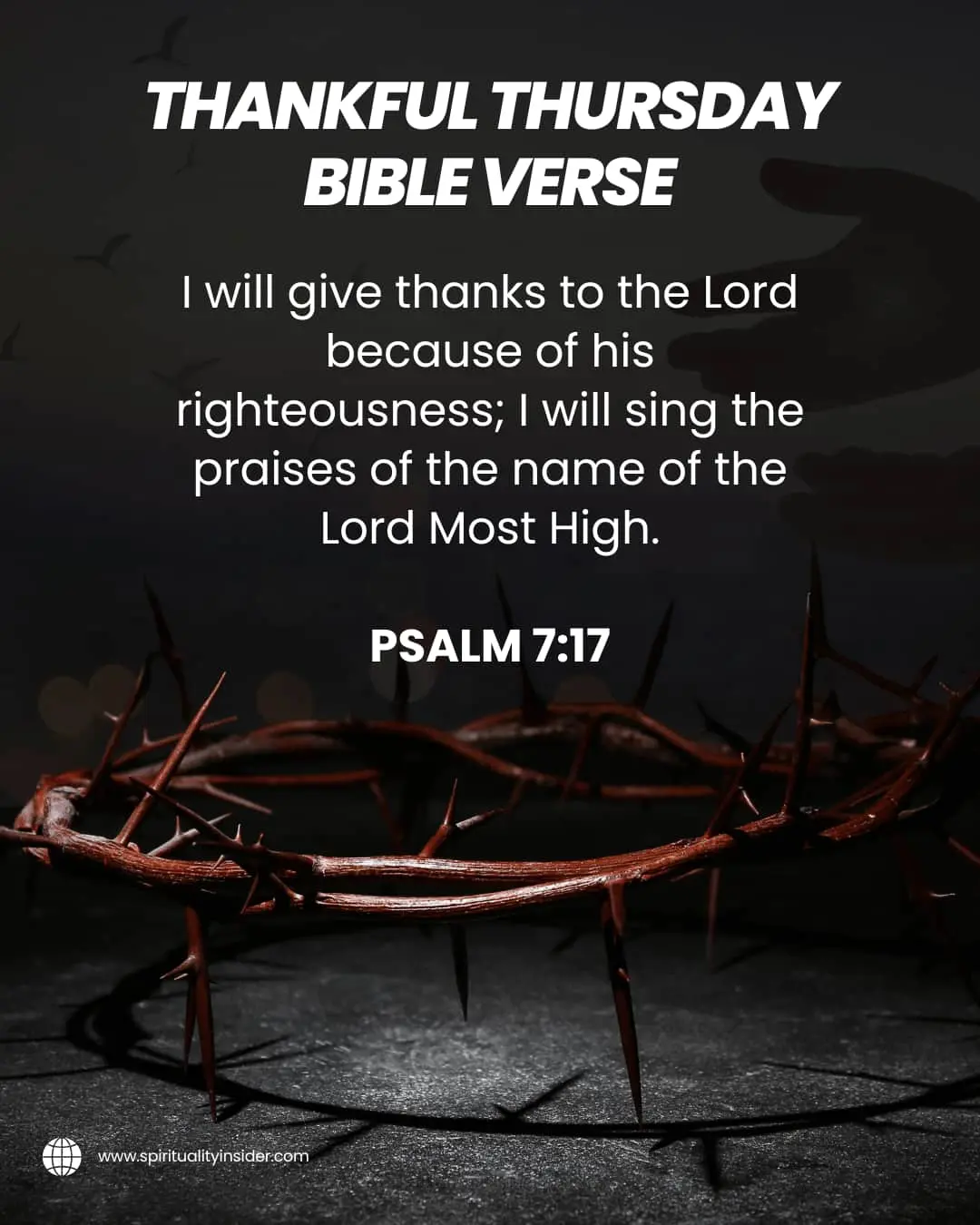 Thankful Thursday Bible verse