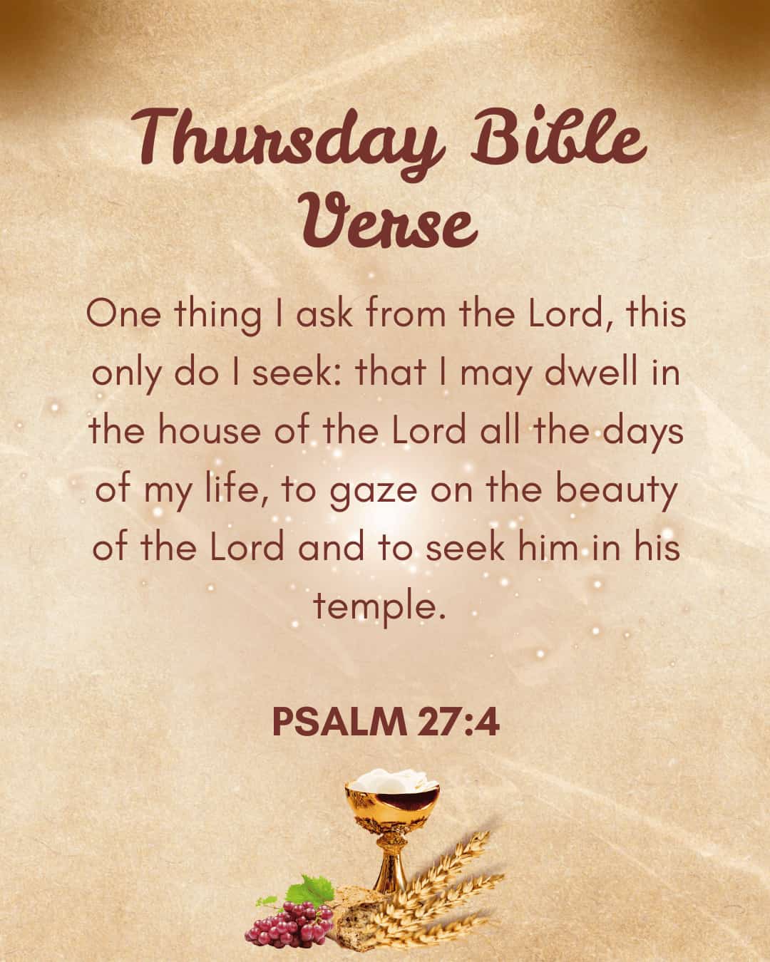 Thursday Bible verse