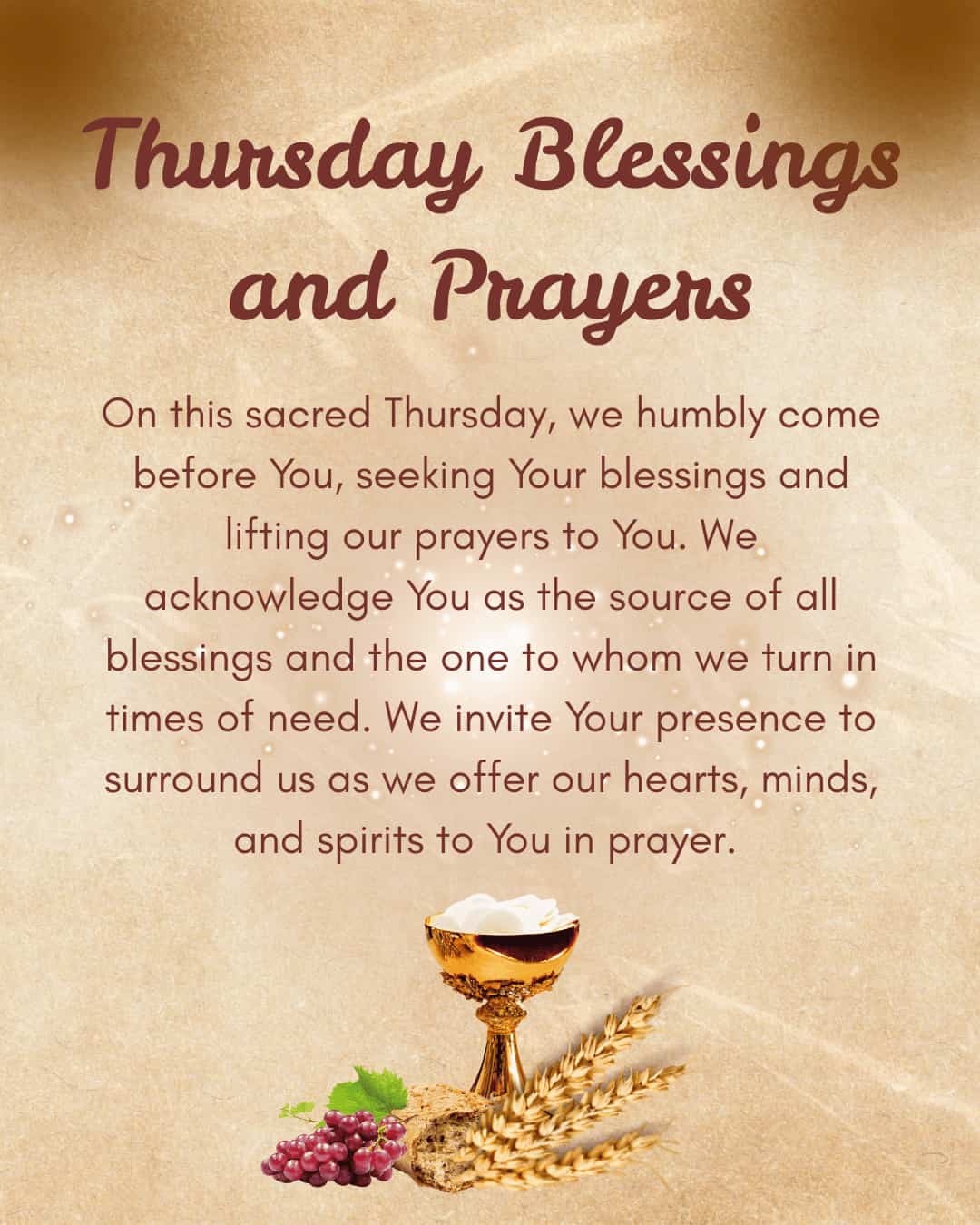 Thursday Blessings and Prayers