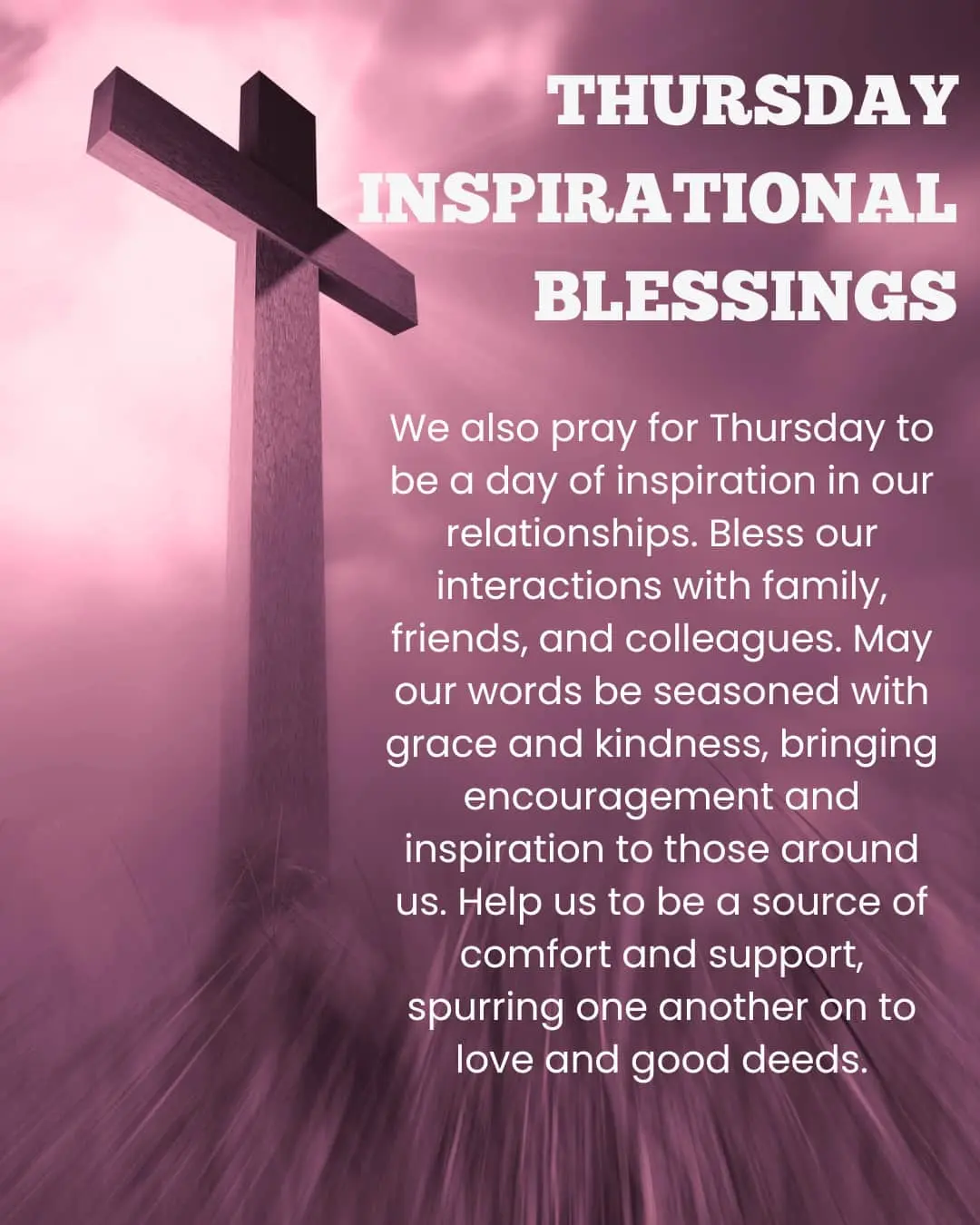 Thursday Inspirational Blessings