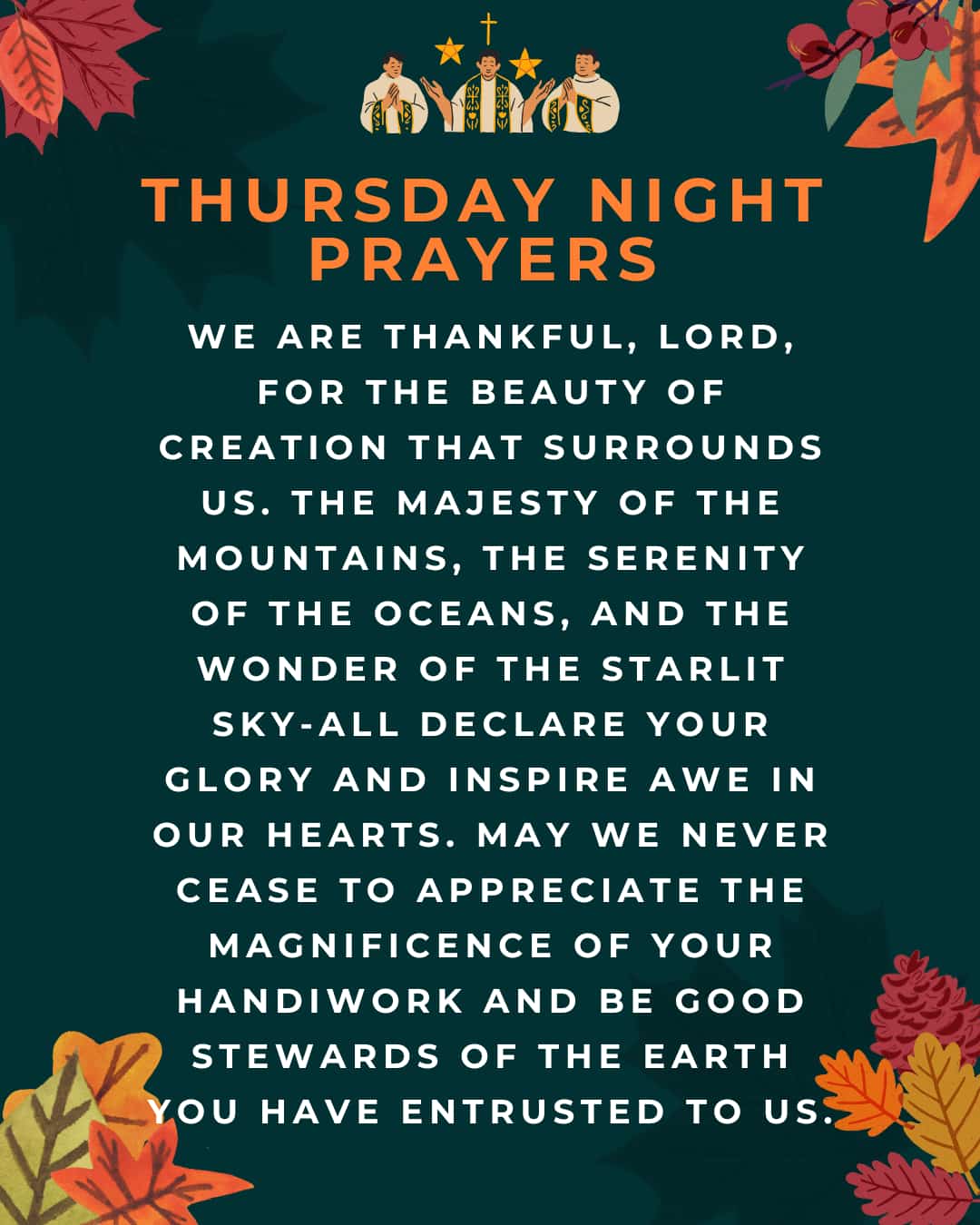 Thursday Night Prayers