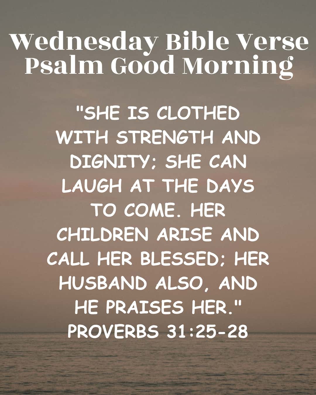 Wednesday Bible verse Psalm Good Morning