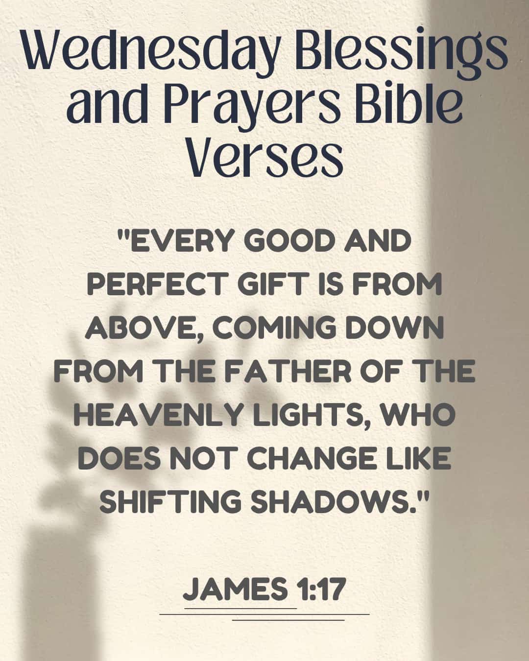 Wednesday Blessings and Prayers Bible Verses