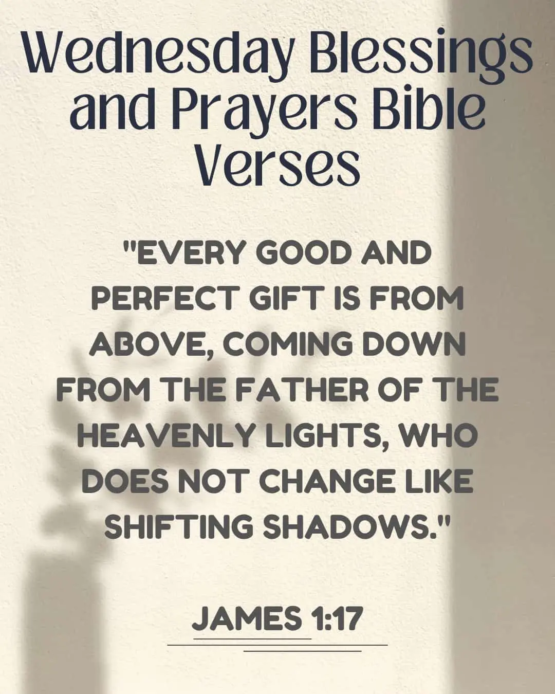 Wednesday Blessings and Prayers Bible Verses