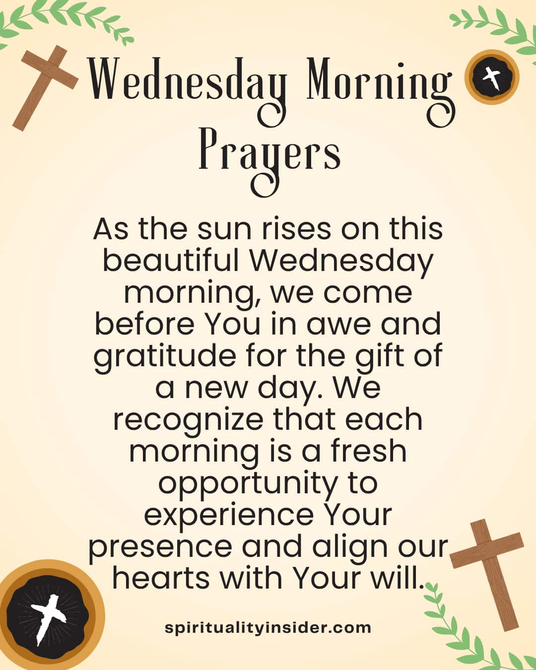 Wednesday Morning Prayers