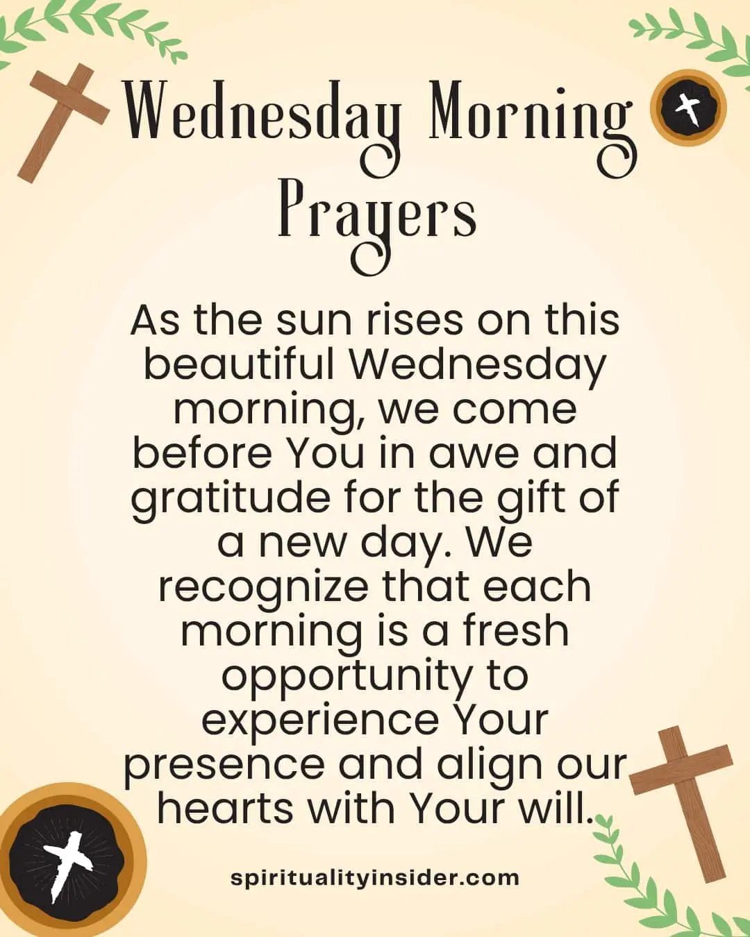Wednesday Morning Prayers
