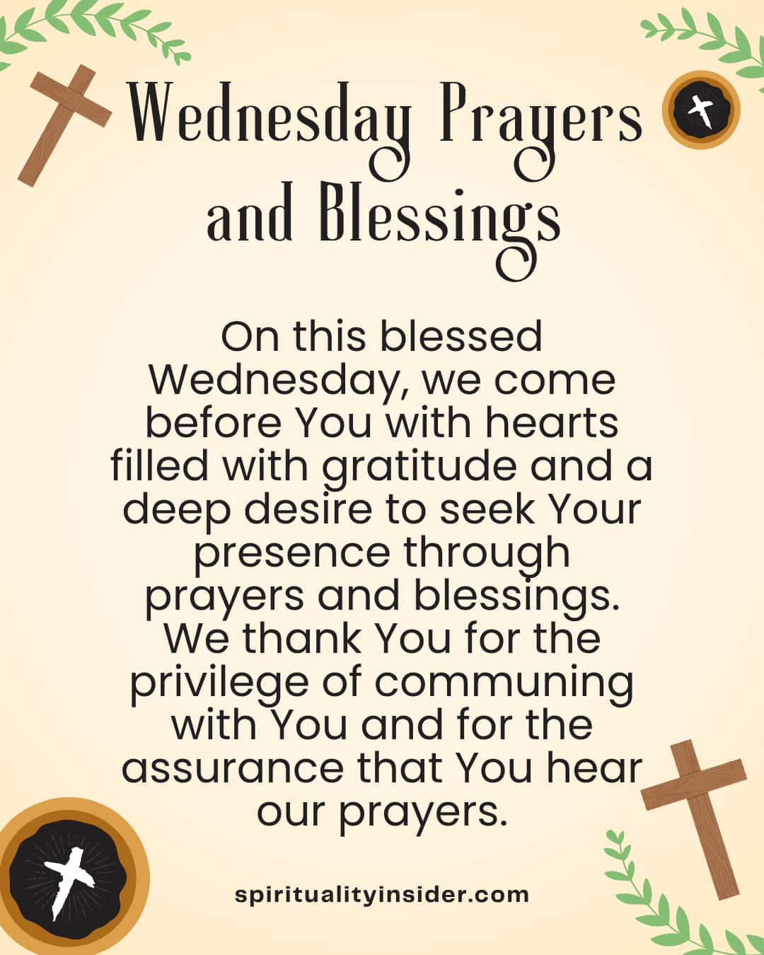 Wednesday Prayers and Blessings