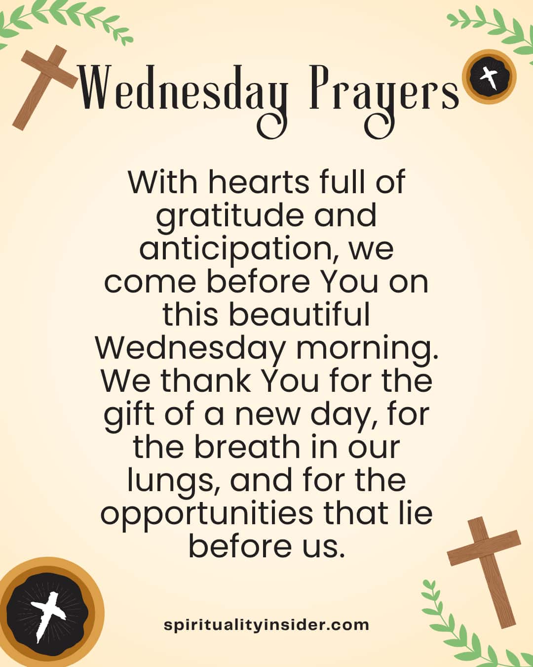Wednesday Prayers