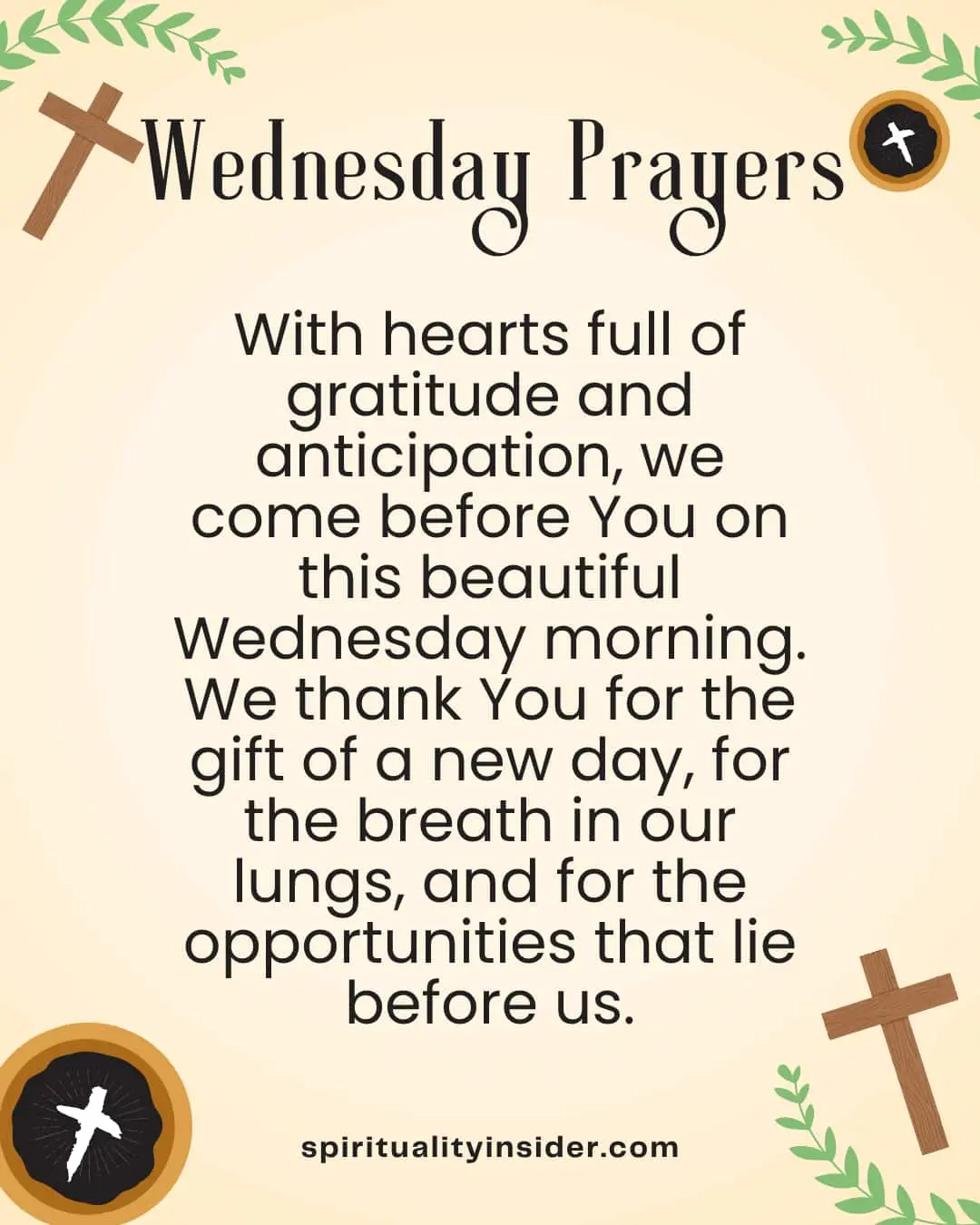 Wednesday Prayers