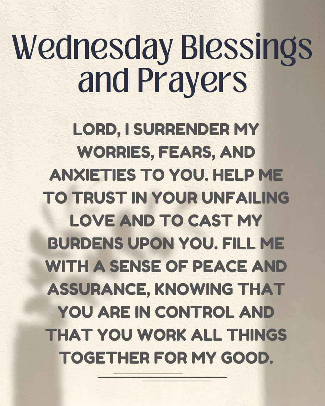 Wednesday blessings and prayers images