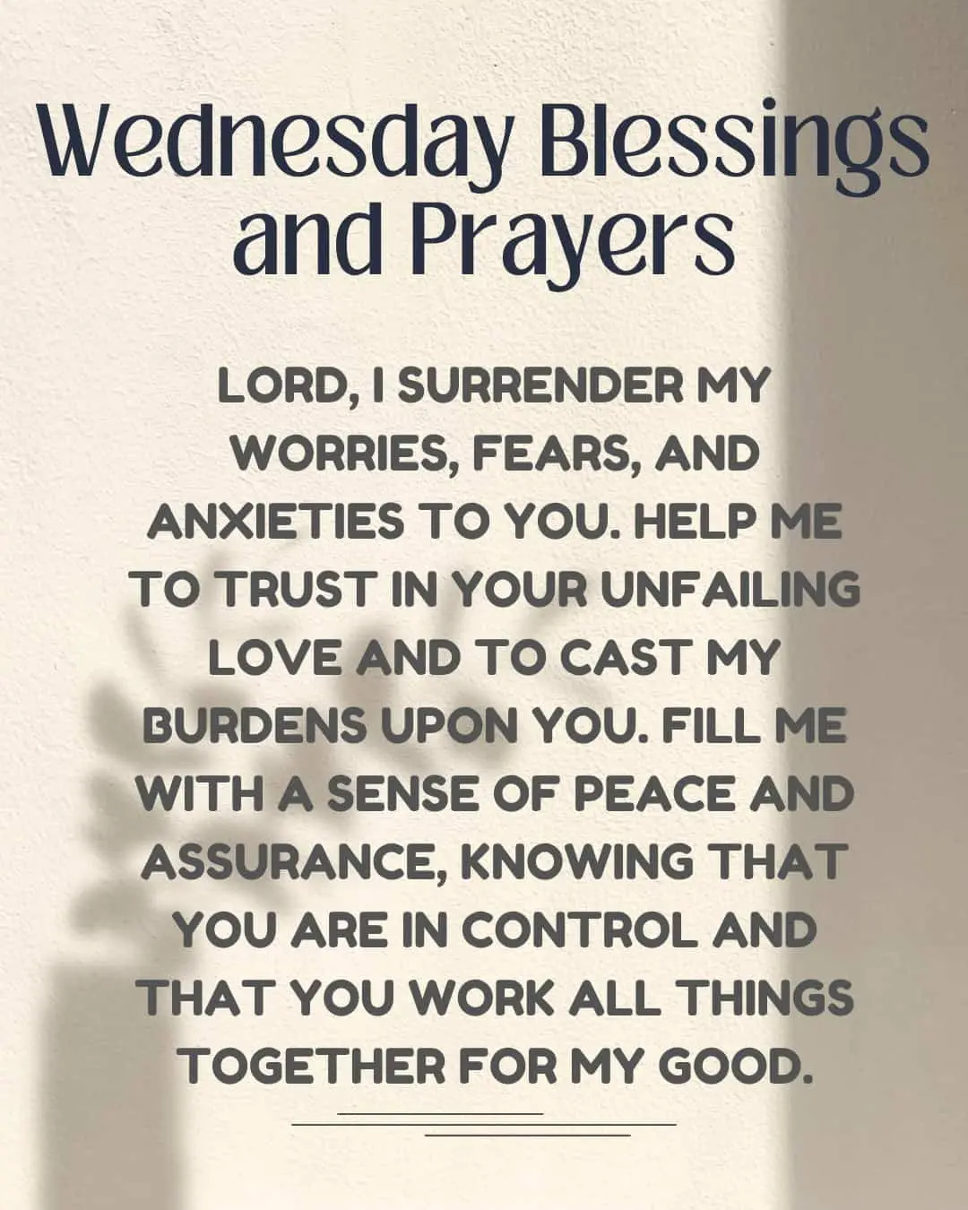 Wednesday blessings and prayers images