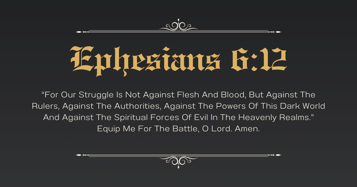 Prayer Against Forces of Darkness with Bible Verses