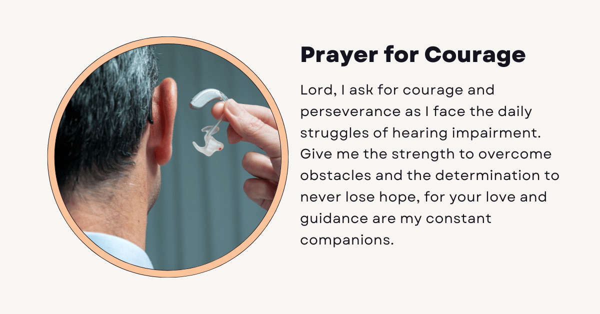 Prayer for courage