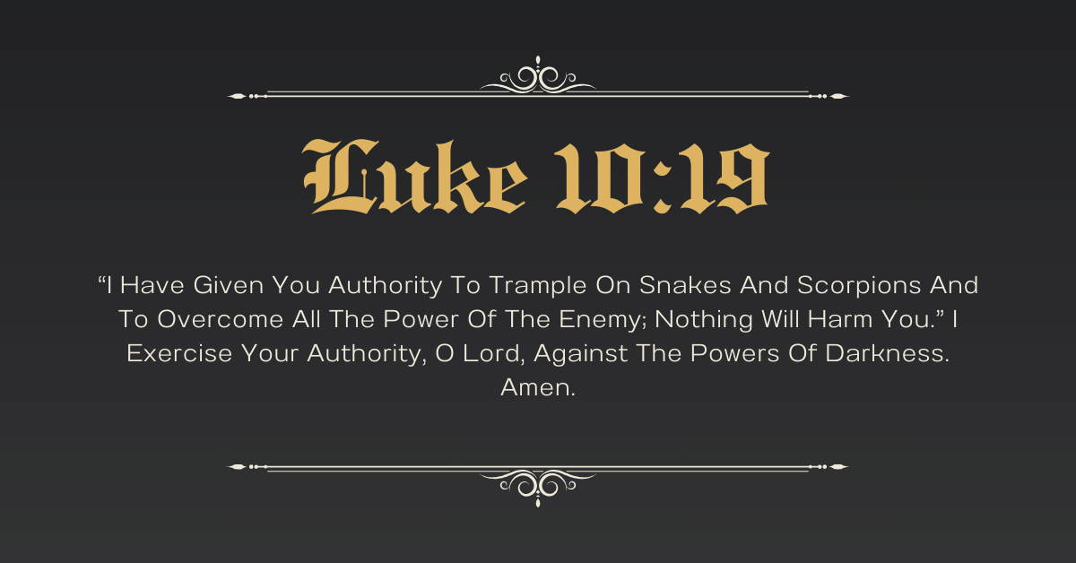 prayer against forces of darkness