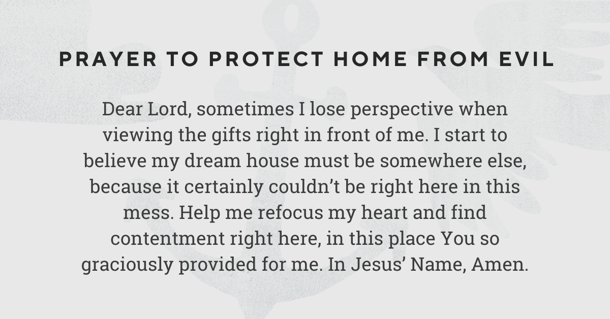 prayers for protection from evil at home