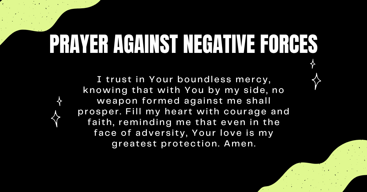 short prayers for protection against evil
