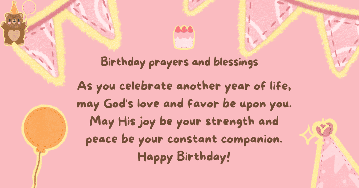 Birthday prayers and blessings