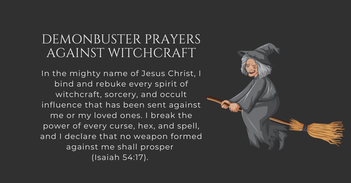 Demonbuster Prayers Against Witchcraft