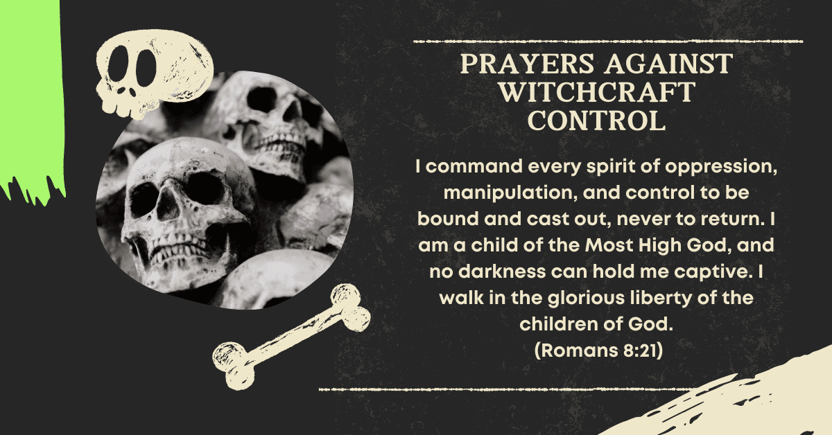 Prayer Against Witchcraft Control