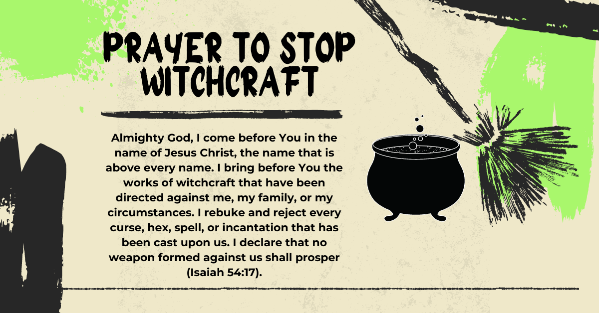 Prayer to Stop Witchcraft