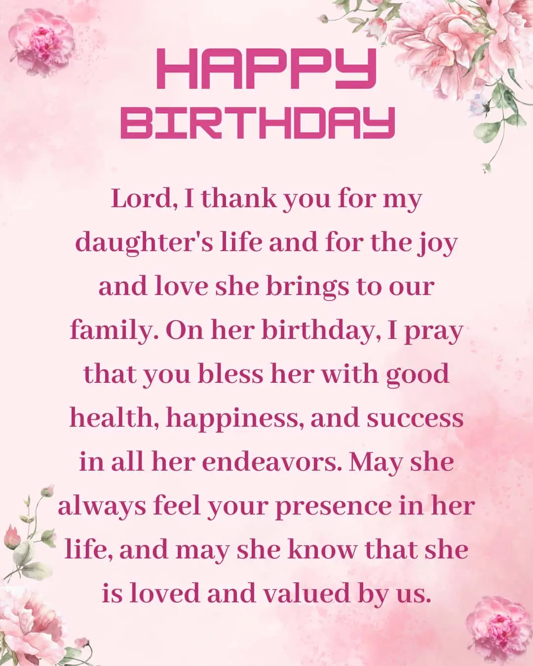 birthday prayer for daughter in law