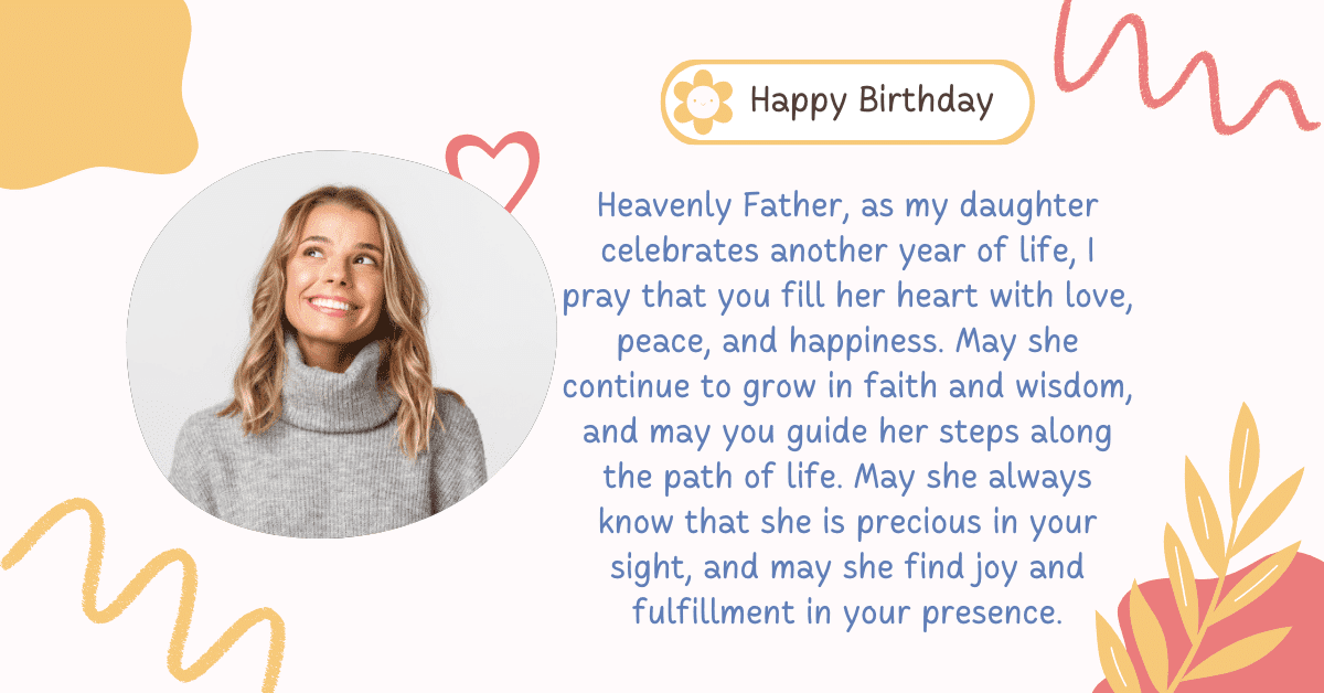 birthday prayer for daughter