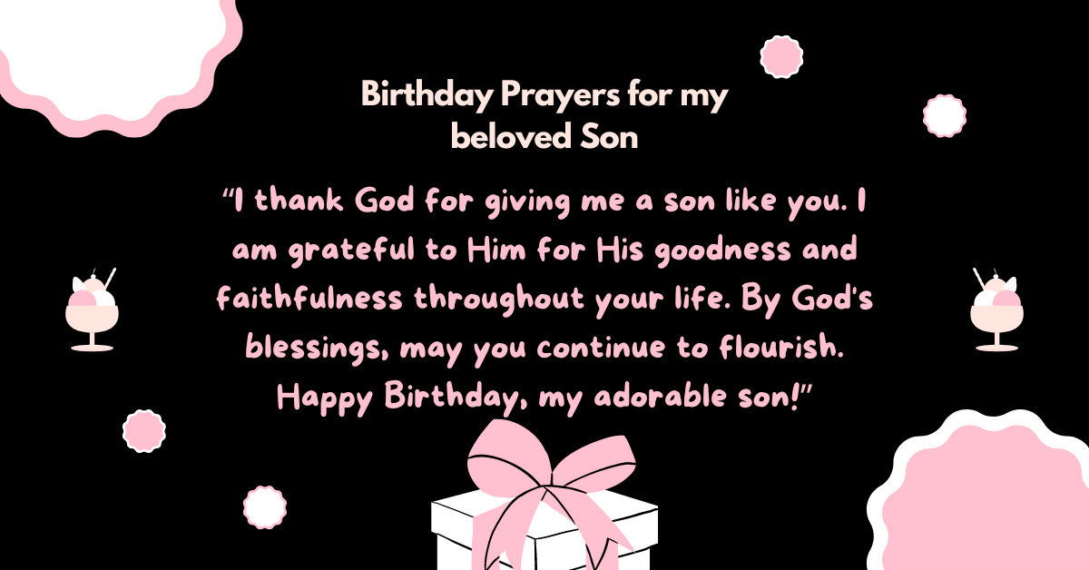 birthday prayer for son