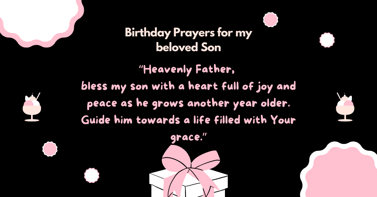 birthday prayer my son