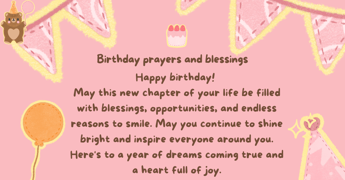 birthday wishes for blessings