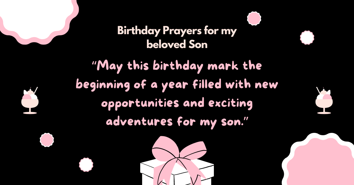 happy birthday prayer for my son
