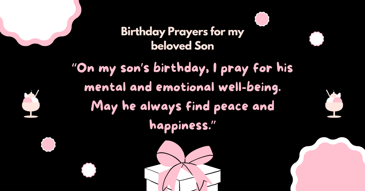 happy birthday son prayer