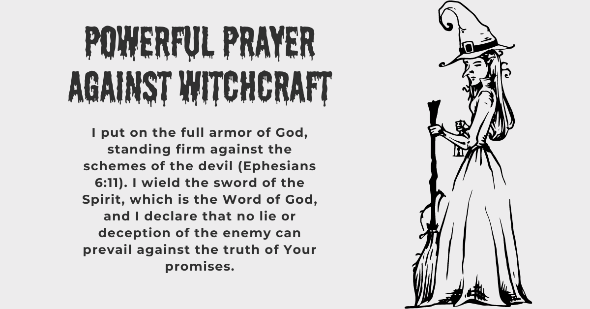 powerful prayer to break witchcraft