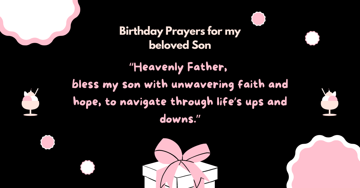 prayer for my son on his birthday
